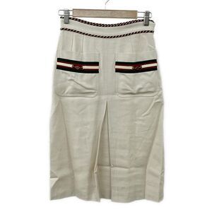 Gucci Long Skirt Size 36 S Women's - 575663 Ivory X Red X Green Sherry (web)